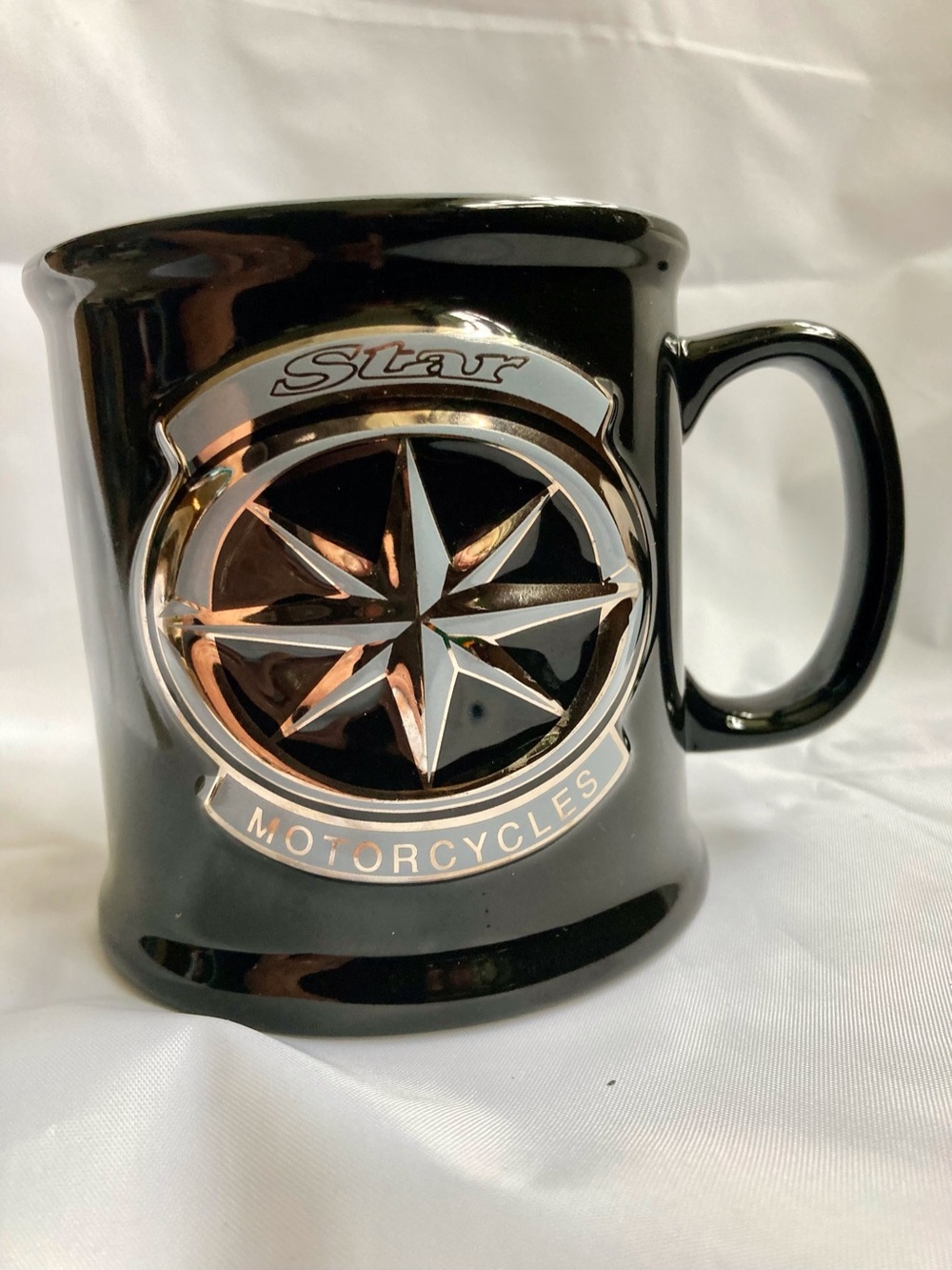Yamaha Star Motorcycles VINTAGEout of production Coffee Mug with 3D Branding EUC